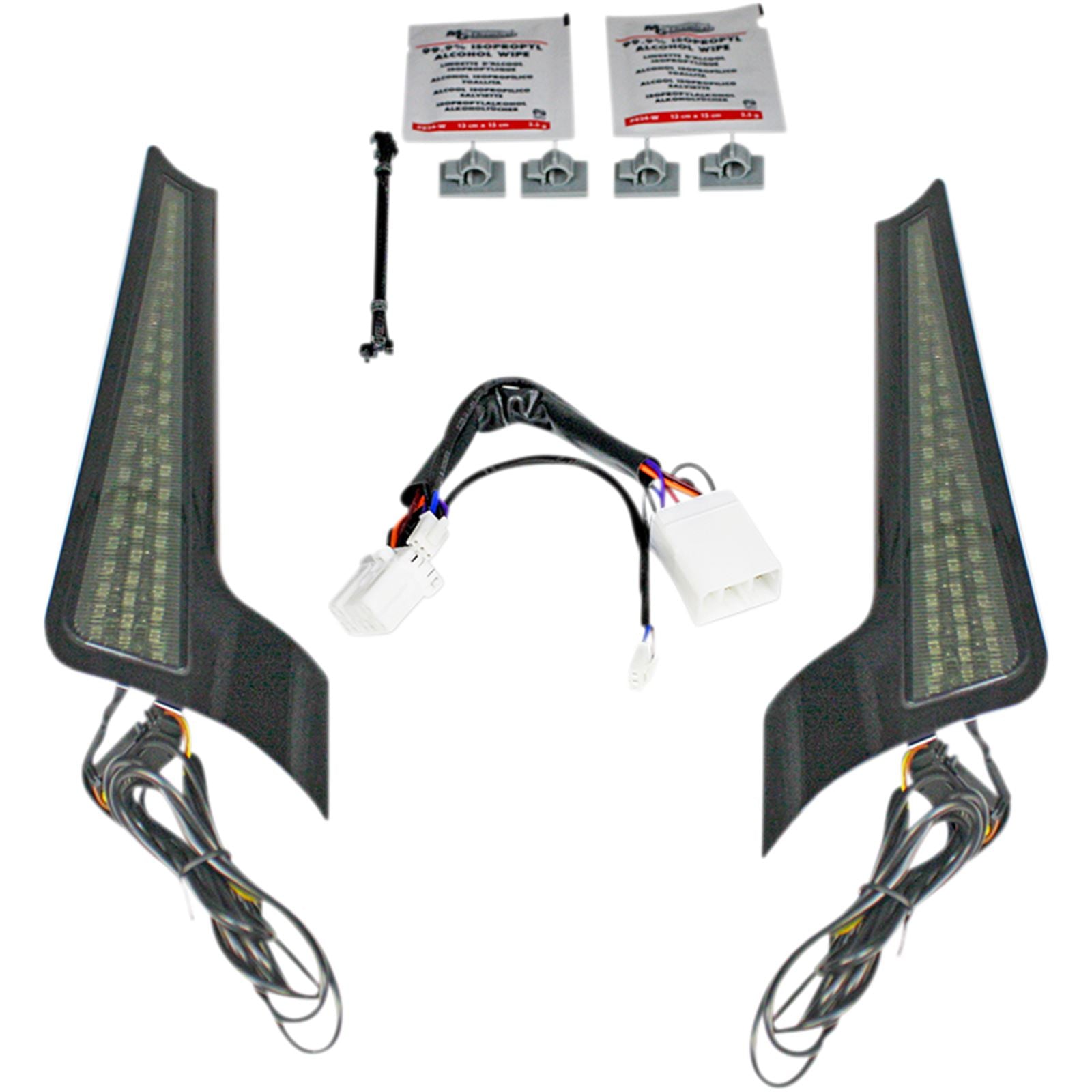 Custom Dynamics Fascia LED Light Panels - Black/Smoke CD-FASCIA-HD-BS_1044102