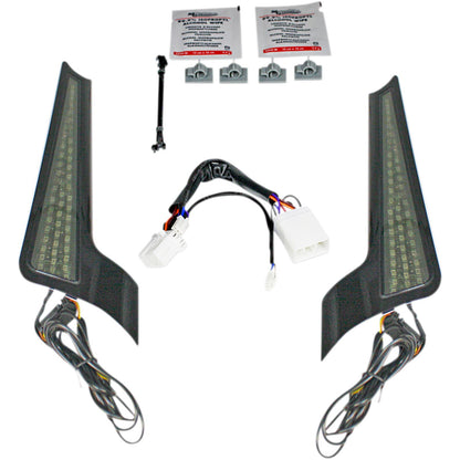 Custom Dynamics Fascia LED Light Panels - Black/Smoke CD-FASCIA-HD-BS_1044102