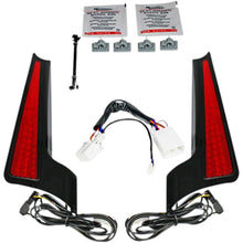 Custom Dynamics Fascia LED Light Panels - Black/Red CD-FASCIA-HD-BR_1044103