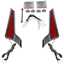 Custom Dynamics Fascia LED Light Panels - Chrome/Red CD-FASCIA-HD-CR_1044105