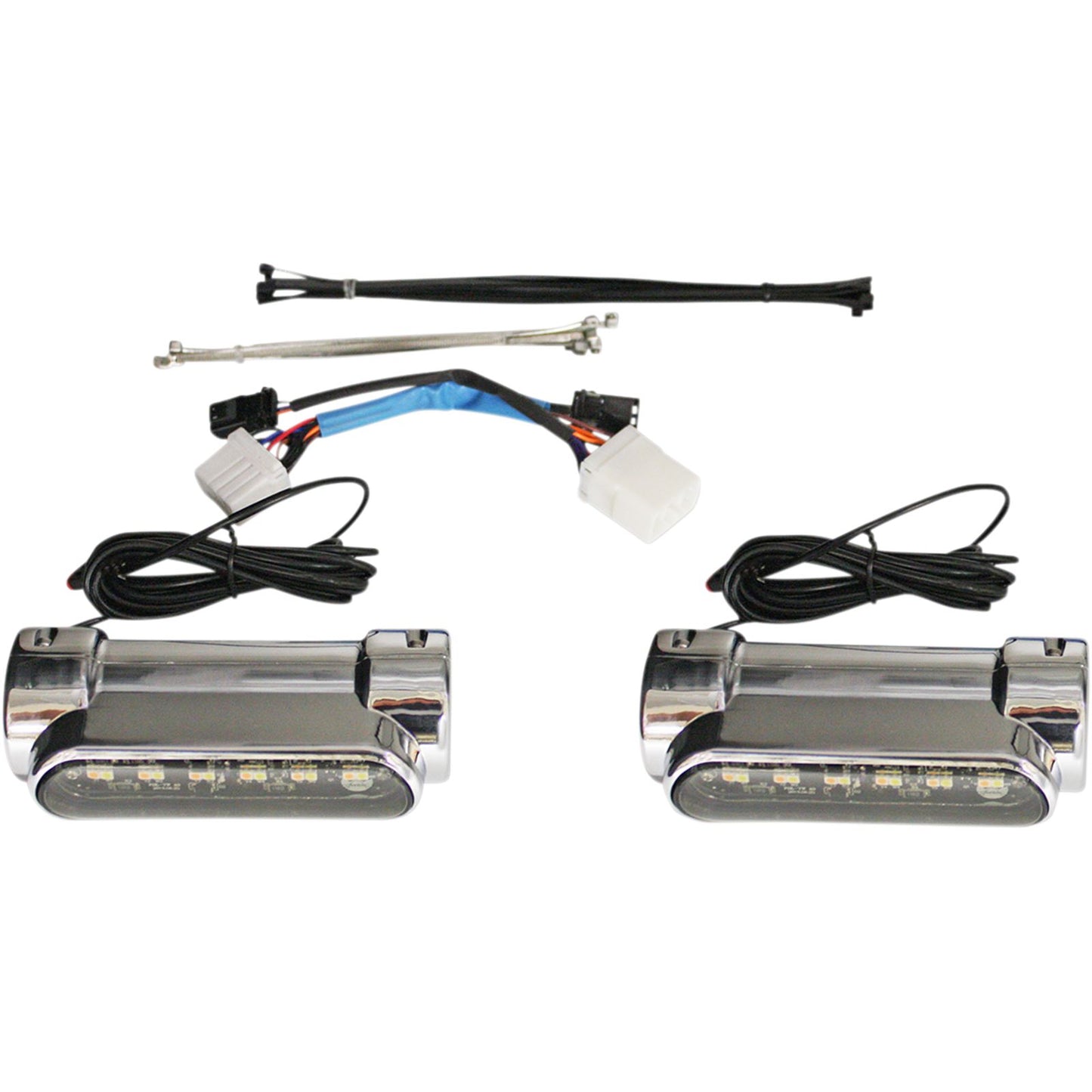 Custom Dynamics Engine Guard Light - '97-'13 FLH - Chrome CD-CB-AW-HD-C_1044114