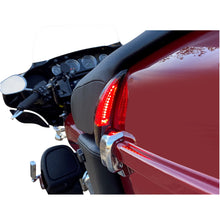 Custom Dynamics Sequential Tour Pak Seat Back Rest LED Lights - Black/Red - FLH CD-TPBR-14-RB_1044075