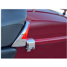 Custom Dynamics Sequential Tour Pak Seat Back Rest LED Lights - Chrome/Red - FLH CD-TPBR-14-RC_1044080
