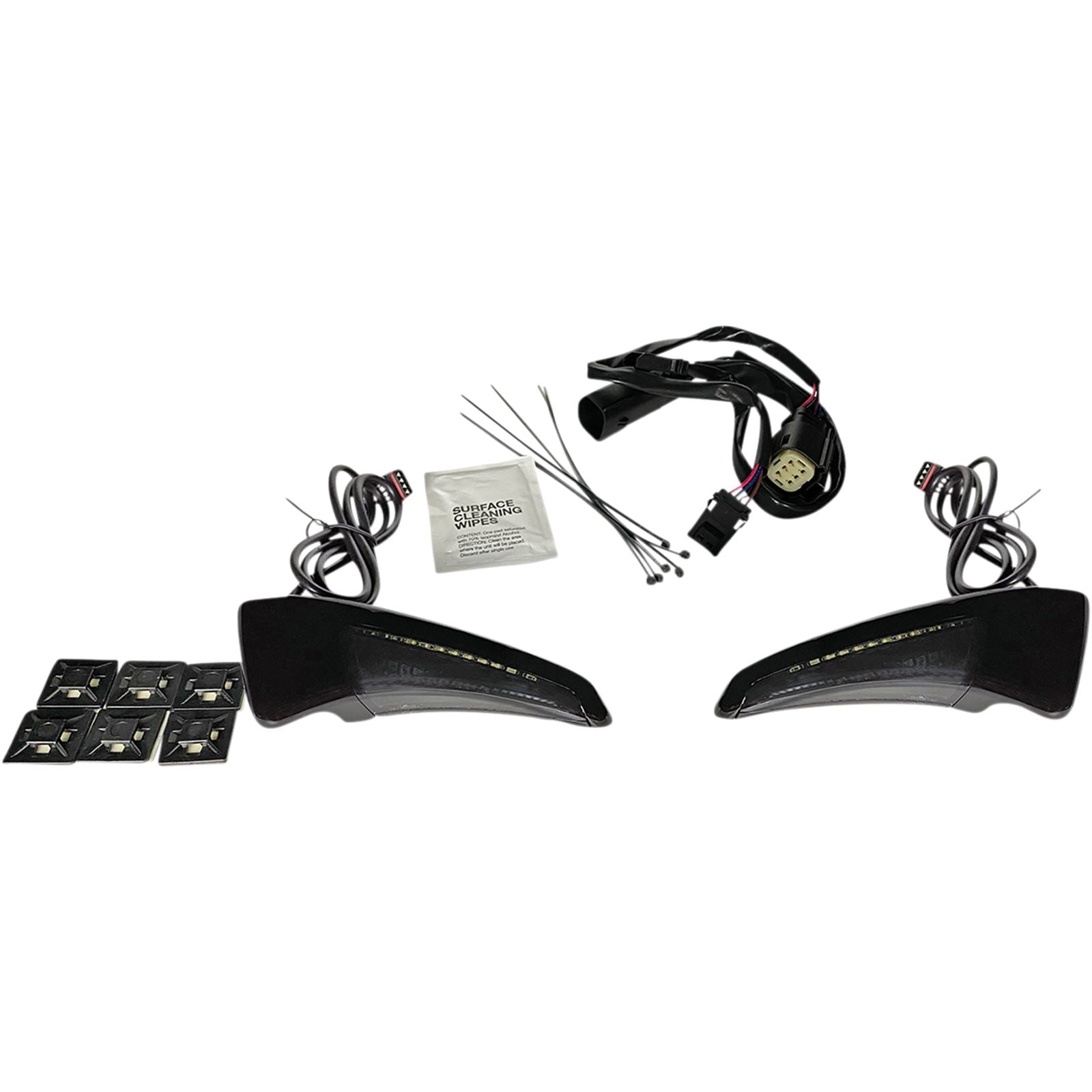 Custom Dynamics Sequential Tour Pak Seat Back Rest LED Lights - Black/Smoke CD-TPBR-14BCMSB_1044081