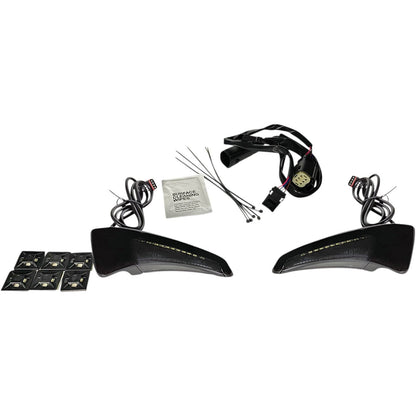 Custom Dynamics Sequential Tour Pak Seat Back Rest LED Lights - Black/Smoke CD-TPBR-14BCMSB_1044081