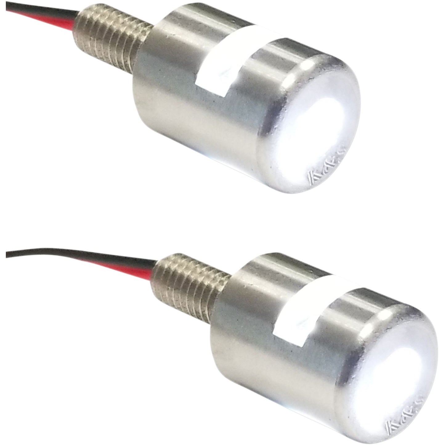 K&S Three-Beam License Plate Bolt Lights - Amber 25-9181_1044088