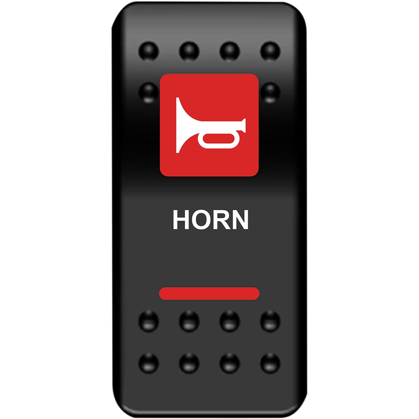 Moose Offroad Rocker Switch - Horn - Red 2106-0482_1044192
