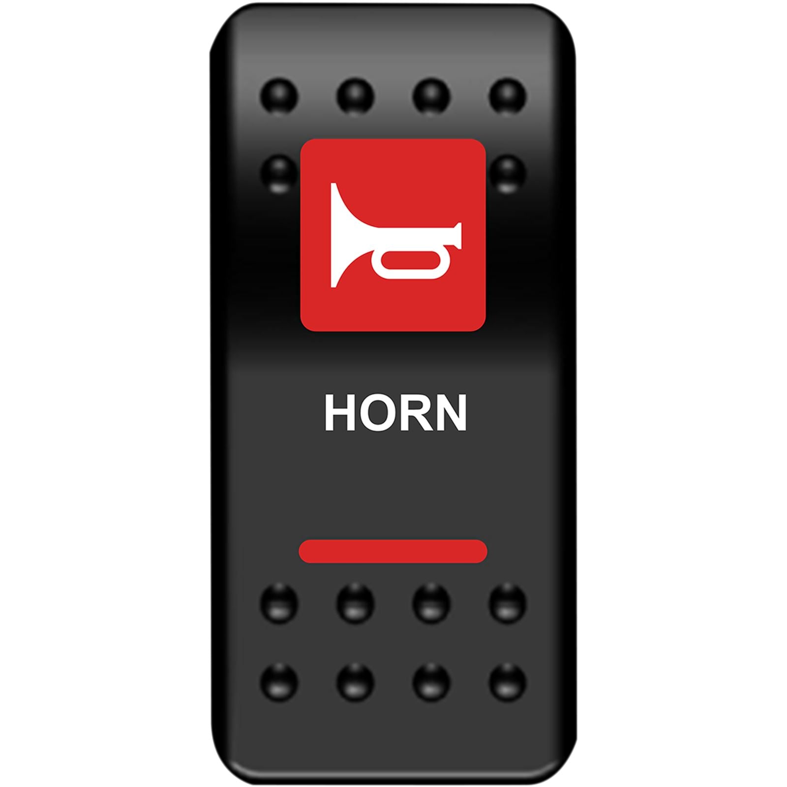 Moose Offroad Rocker Switch - Horn - Red 2106-0482_1044192
