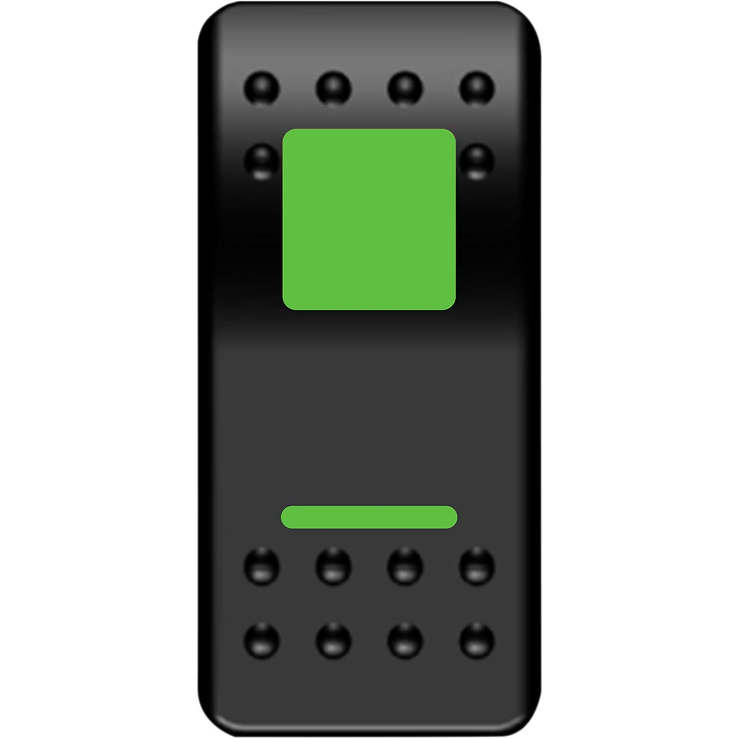 Moose Offroad Rocker Switch - On/Off - Green 2106-0483_1044171