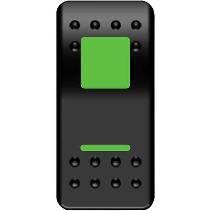 Moose Offroad Rocker Switch - On/Off - Green 2106-0483_1044171