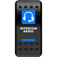 Moose Offroad Rocker Switch - Intercom - Blue 2106-0484_1044173