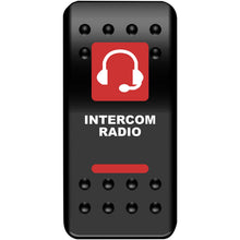 Moose Offroad Rocker Switch - Intercom - Red 2106-0485_1044174