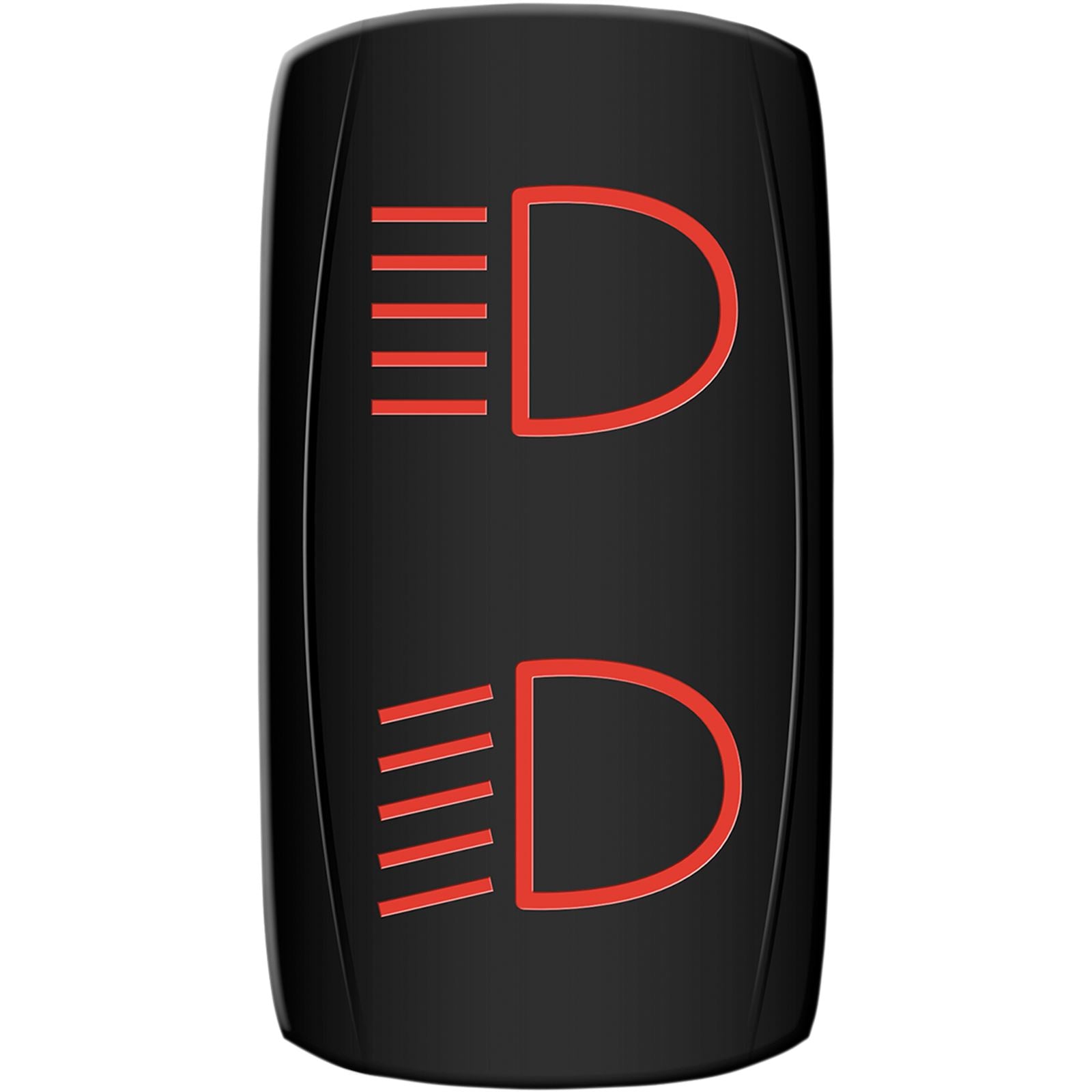 Moose Offroad Rocker Switch - High/Low Beam - Red 2106-0510_1044247