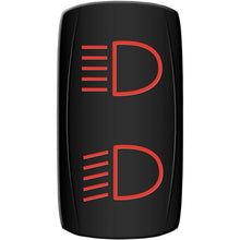 Moose Offroad Rocker Switch - High/Low Beam - Red 2106-0510_1044247