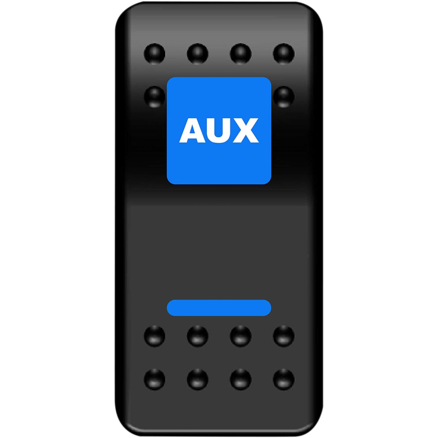 Moose Offroad Rocker Switch - Auxilary Power - Blue 2106-0538_1044261