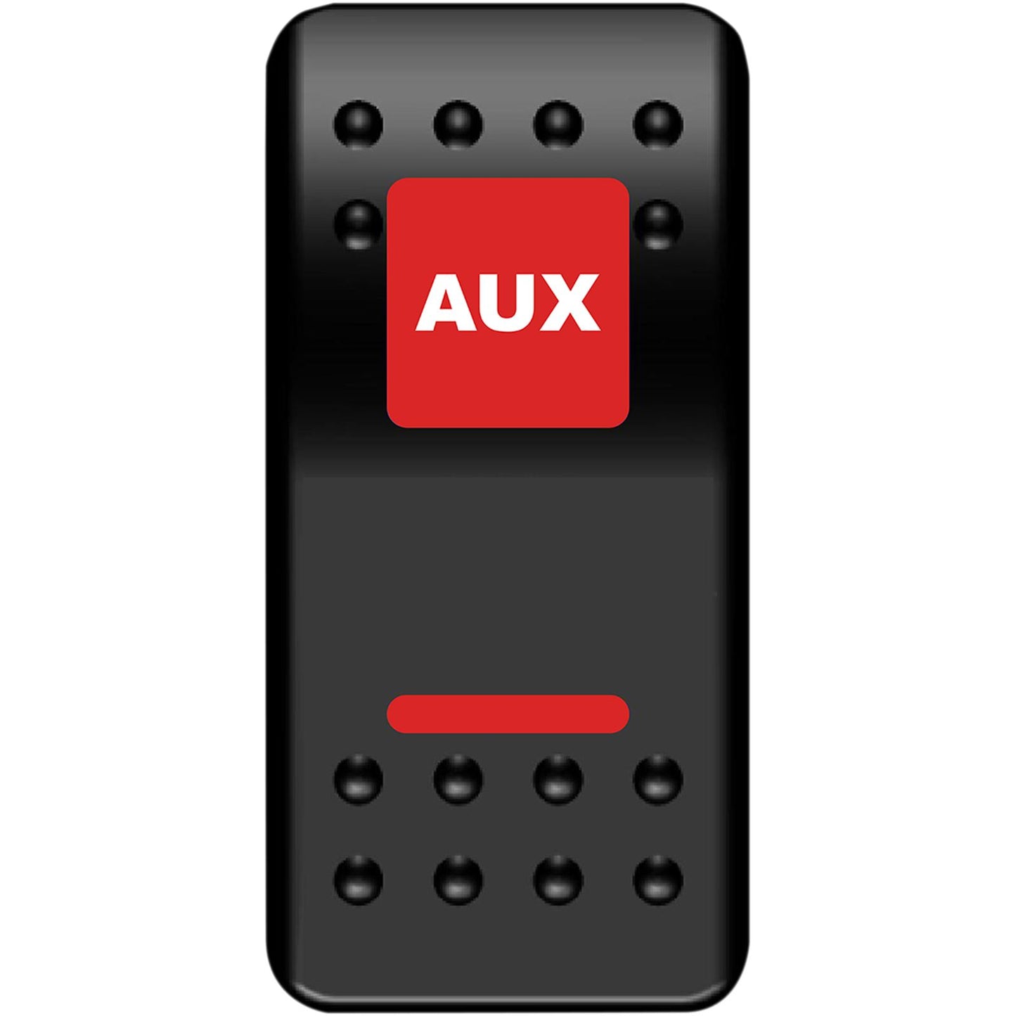 Moose Offroad Rocker Switch - Auxilary Power - Red 2106-0539_1044262