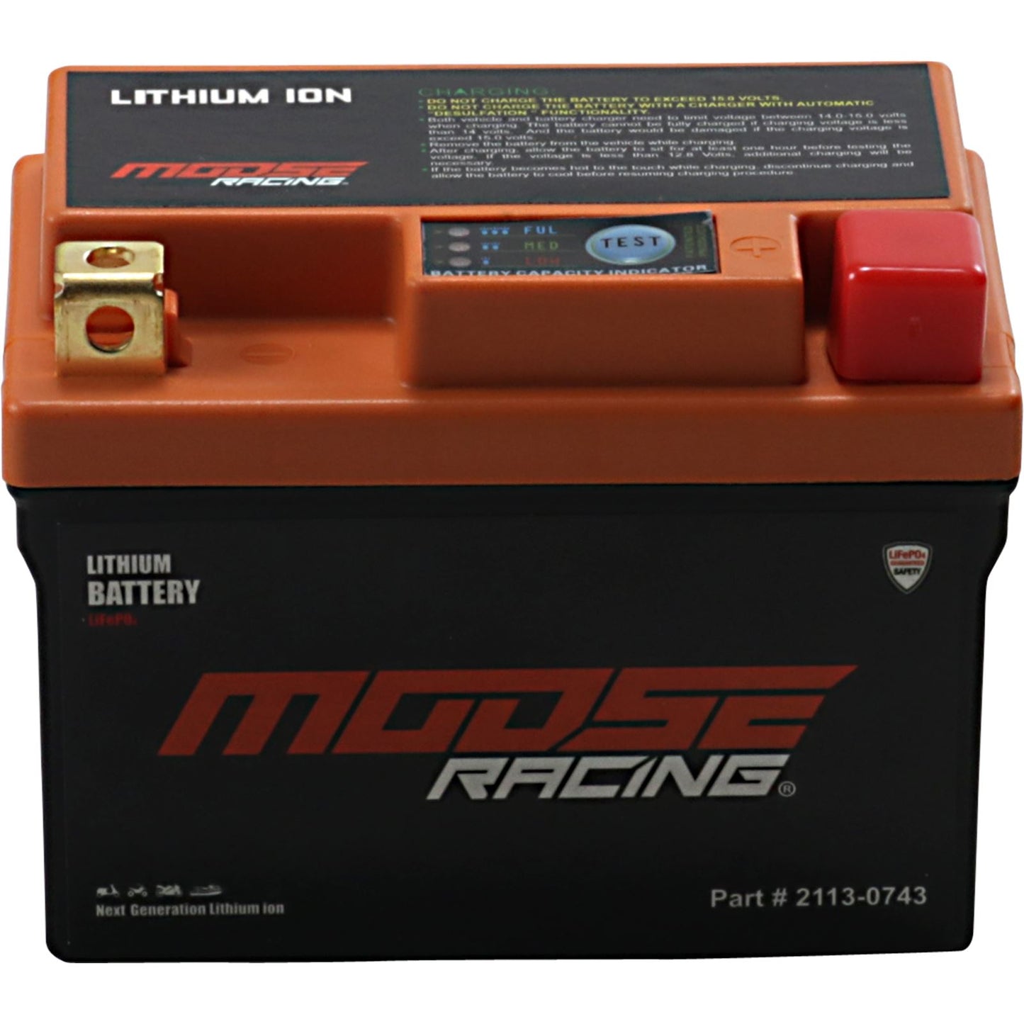 Moose Offroad Li-Ion Battery - 12V - HUTZ75-FP 2113-0743_1044351