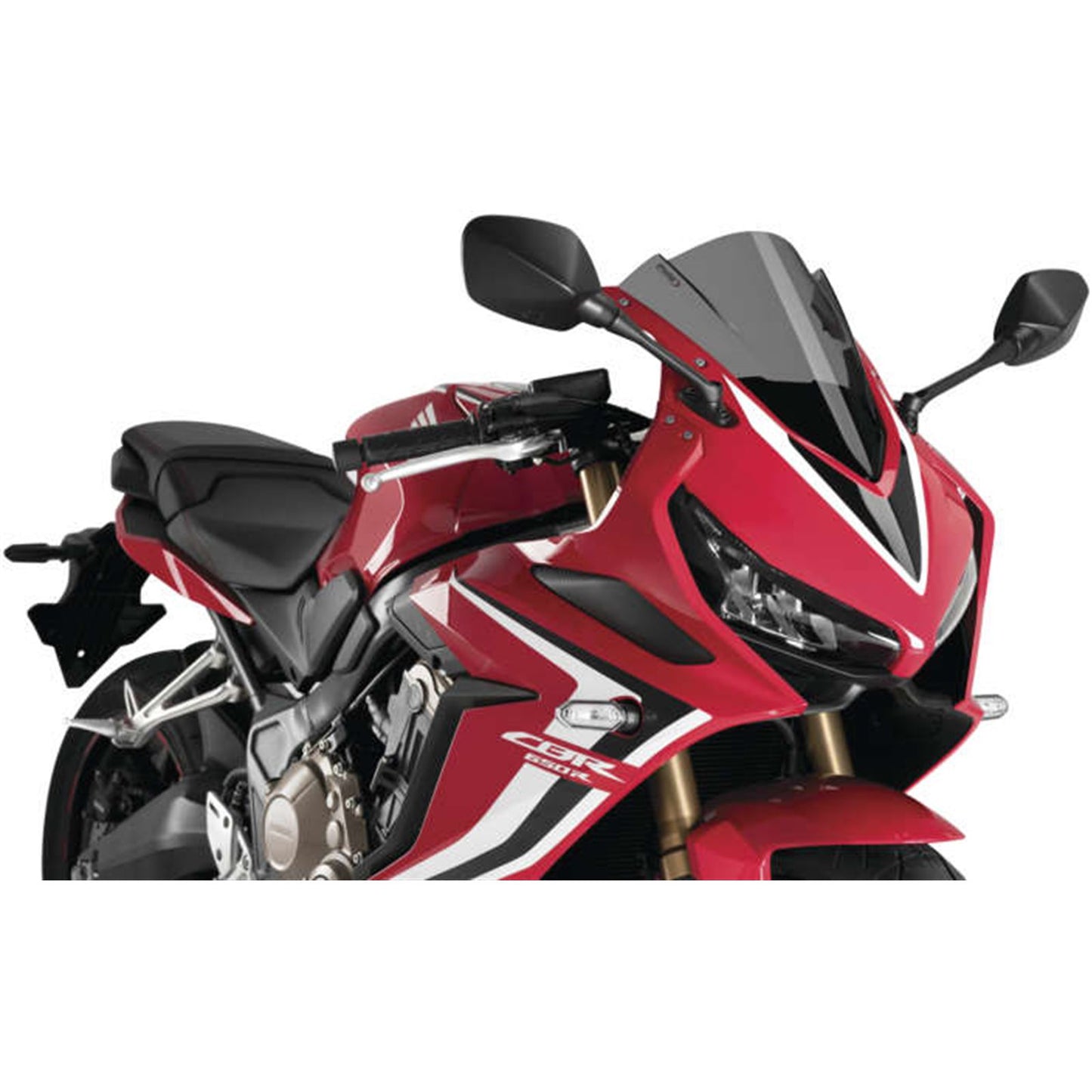 Puig Race Windscreen - Dark Smoke - CBR650R 3568F_985143