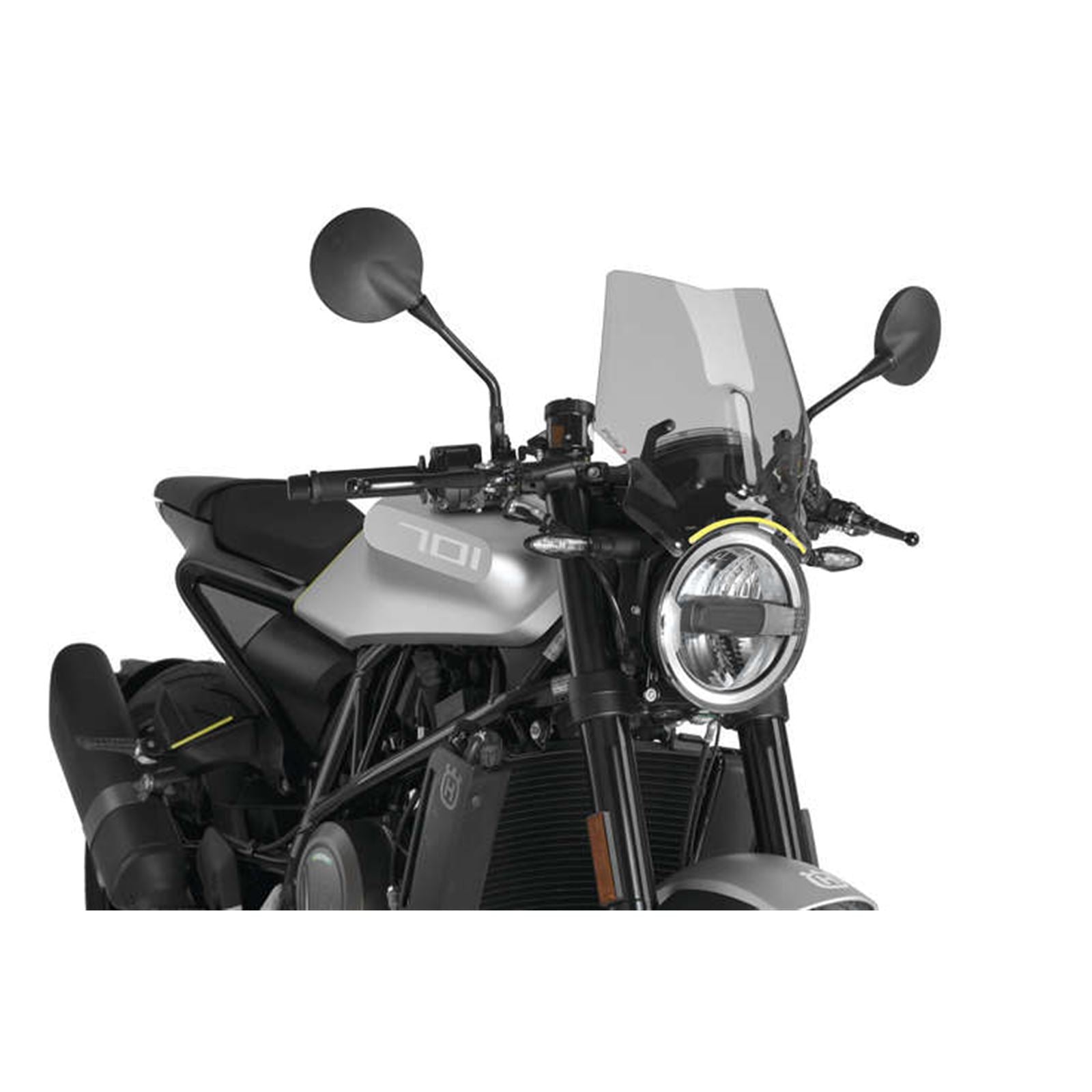 Puig New Generation Windscreen - Smoke for Husqvarna [MPN: 9750H]_993080