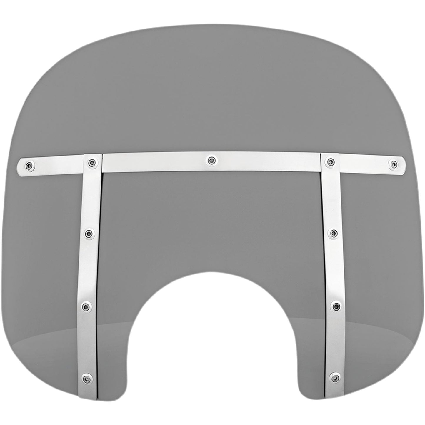 Memphis Shades Fats Windshield - 13" - 7" Headlight Cutout - Black Smoke MEM31112_1044412