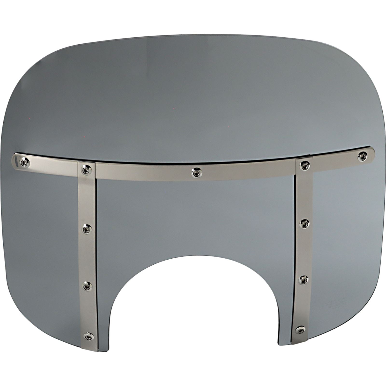 Memphis Shades Fats Windshield - 13" - 9" Headlight Cutout - Black Smoke MEM35112_1044413