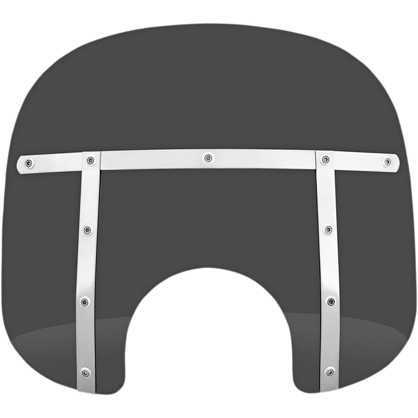Memphis Shades Fats Windshield - 13" - 7" Headlight Cutout - Dark Black Smoke MEM31110_1044414