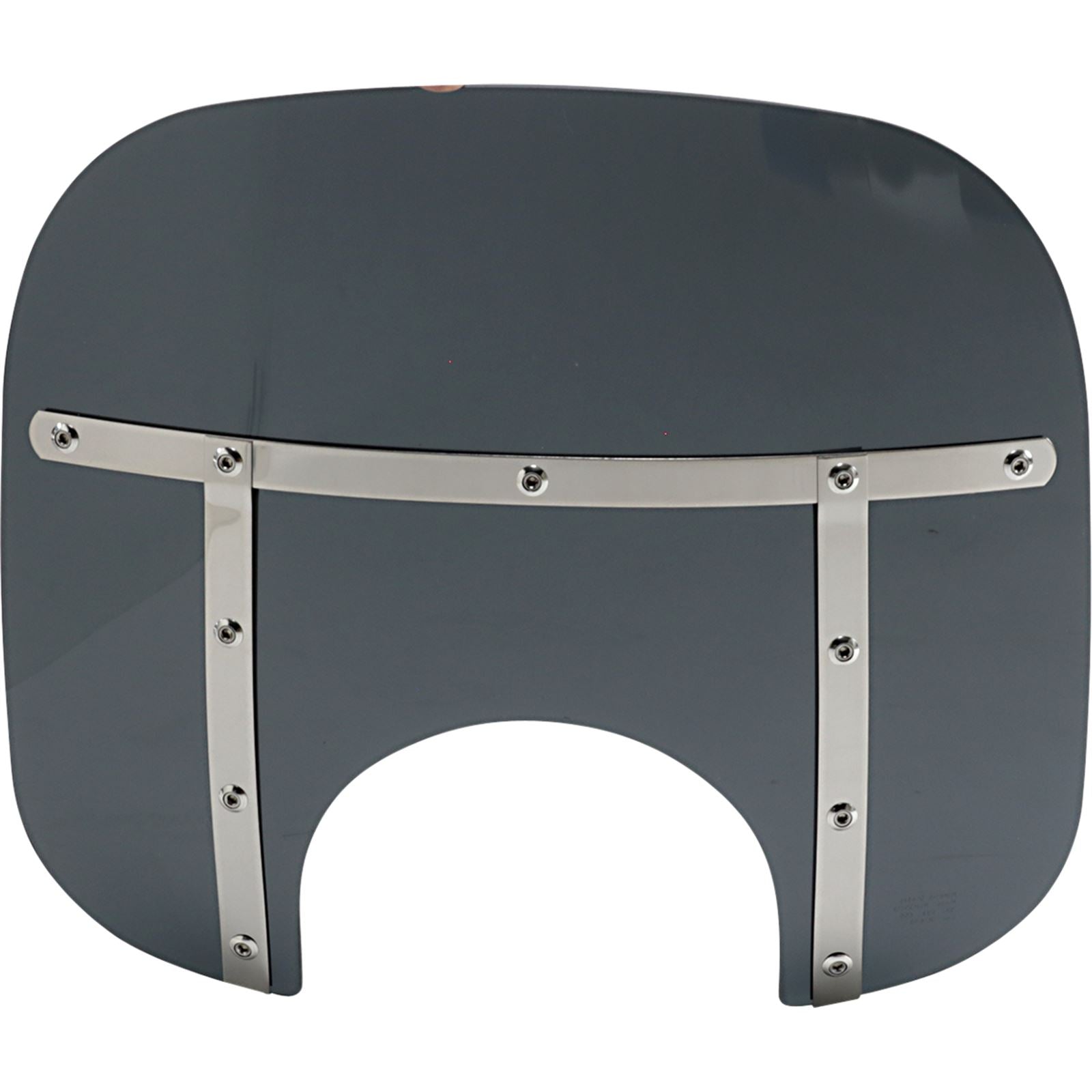 Memphis Shades Fats Windshield - 13" - 9" Headlight Cutout - Dark Black Smoke MEM35110_1044415