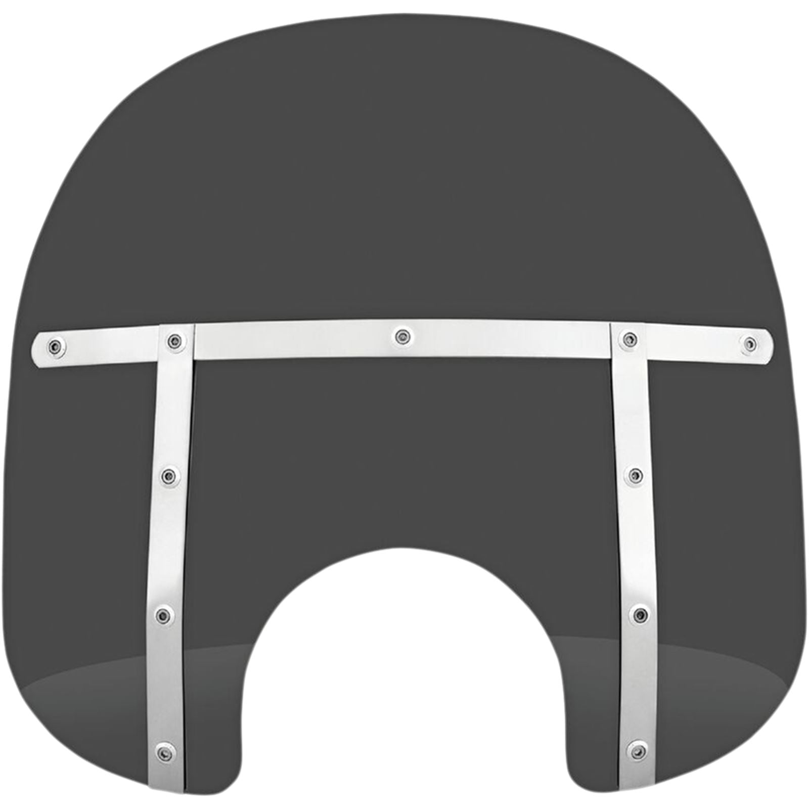 Memphis Shades Fats Windshield - 15" - 7" Headlight Cutout - Dark Black Smoke MEM31210_1044417