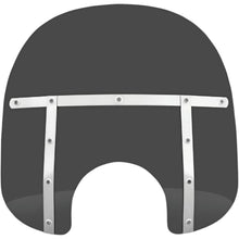 Memphis Shades Fats Windshield - 15" - 7" Headlight Cutout - Dark Black Smoke MEM31210_1044417