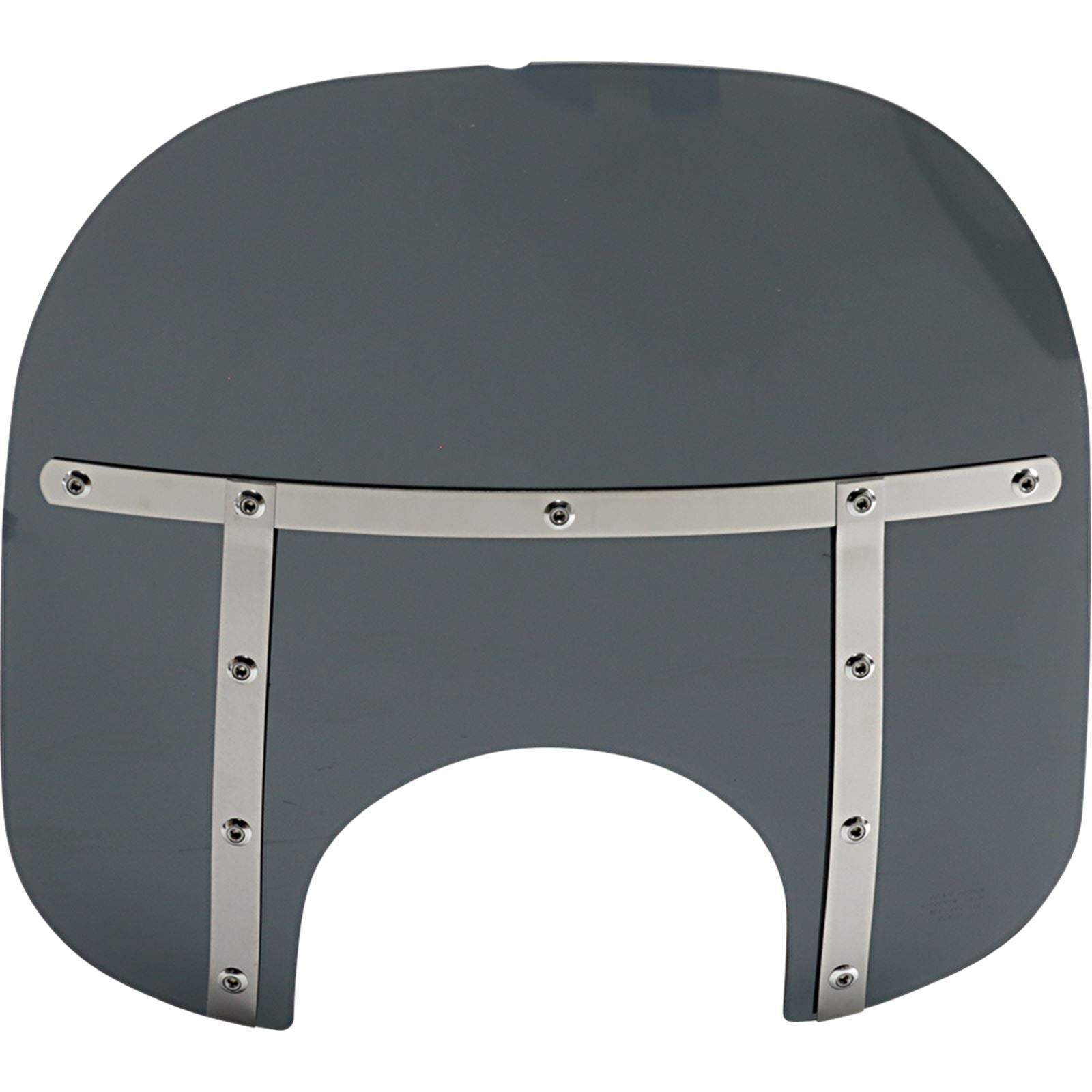 Memphis Shades Fats Windshield - 15" - 9" Headlight Cutout - Dark Black Smoke MEM35210_1044394