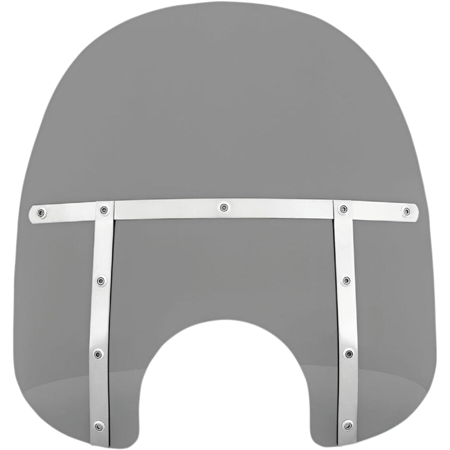 Memphis Shades Fats Windshield - 17" - 7" Headlight Cutout - Black Smoke MEM32112_1044392