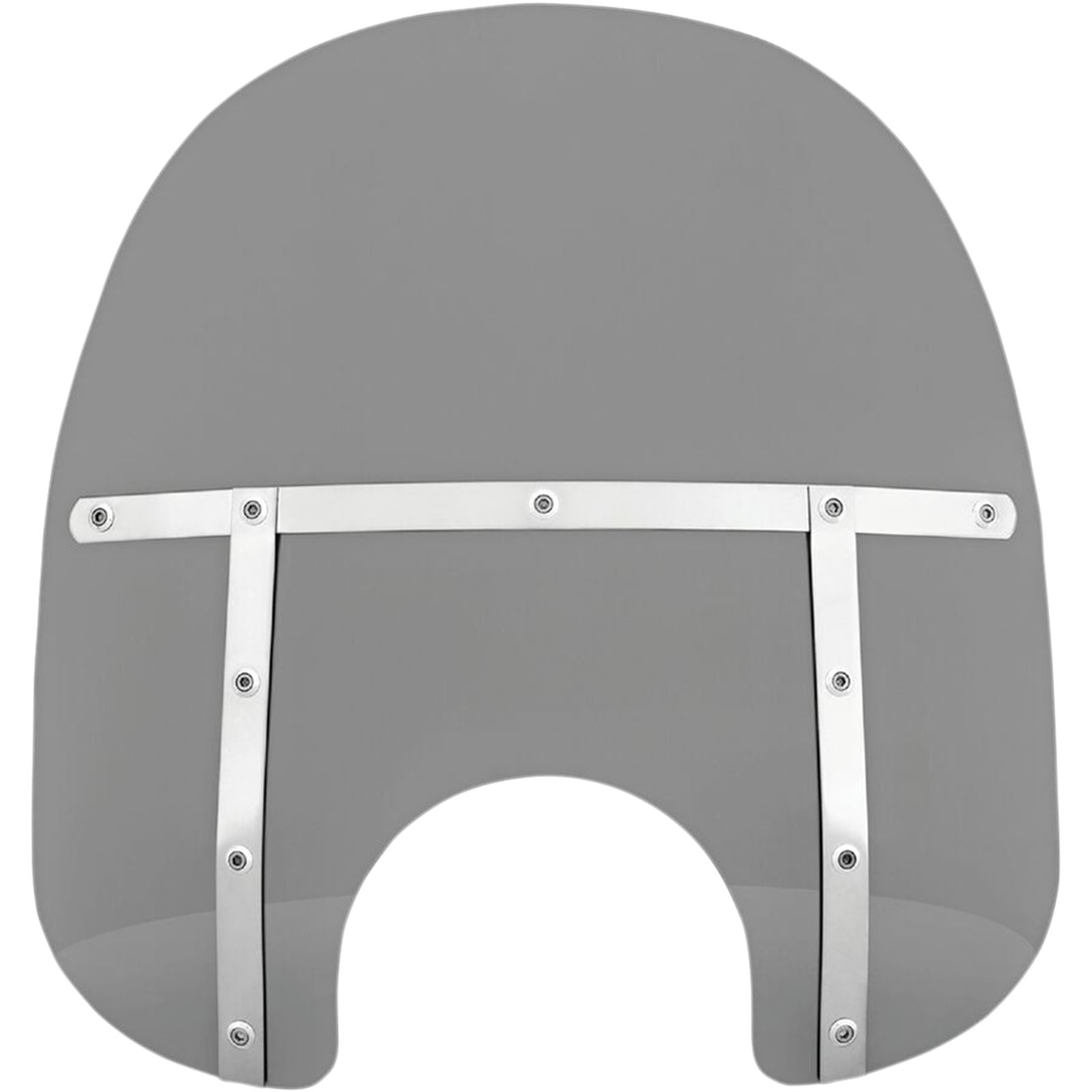 Memphis Shades Fats Windshield - 17" - 7" Headlight Cutout - Black Smoke MEM32112_1044392