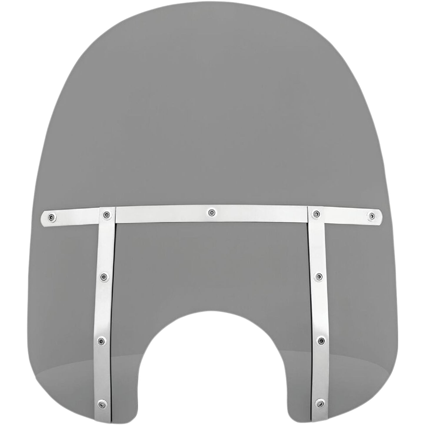 Memphis Shades Fats Windshield - 19" - 7" Headlight Cutout - Black Smoke MEM33112_1044372