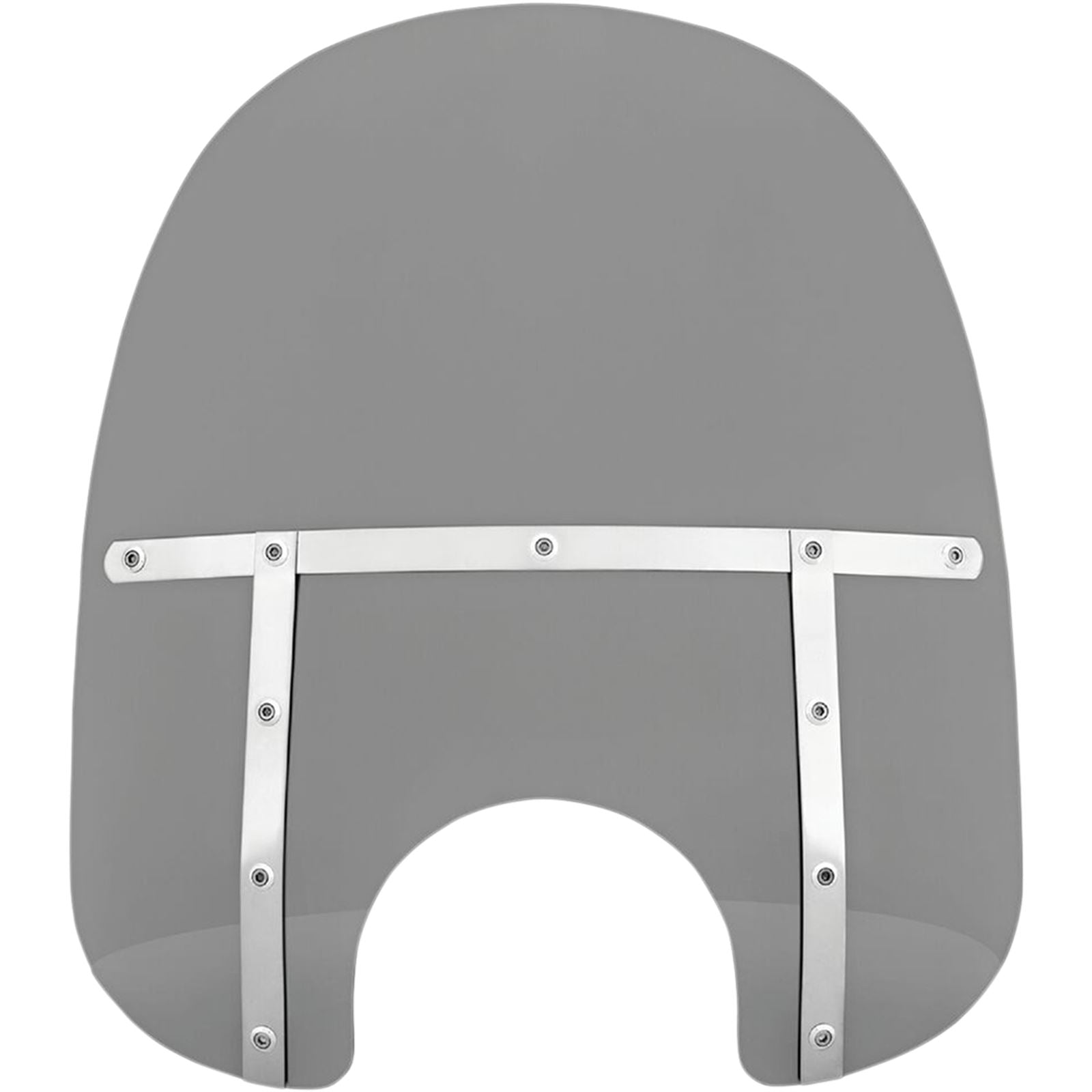 Memphis Shades Fats Windshield - 19" - 7" Headlight Cutout - Black Smoke MEM33112_1044372