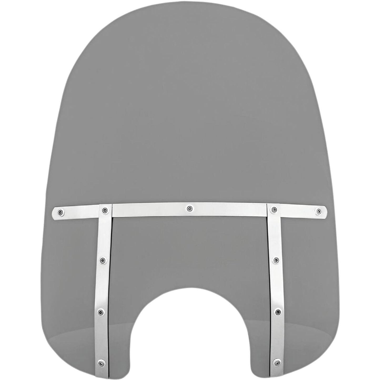 Memphis Shades Fats Windshield - 21" - 7" Headlight Cutout - Black Smoke MEM34112_1044374