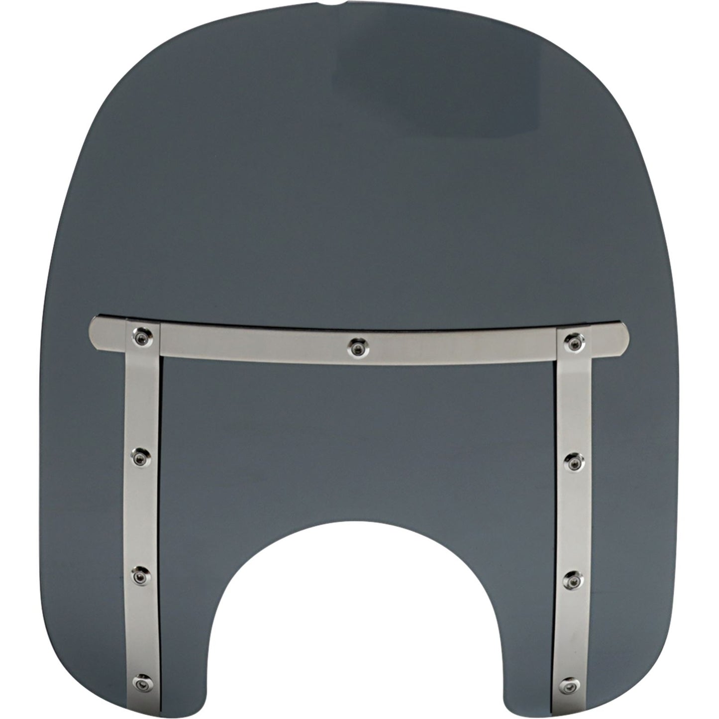 Memphis Shades Memphis Slim Windshield - 15" - 7" Headlight Cutout - Dark Black Smoke MEM41110_1044378
