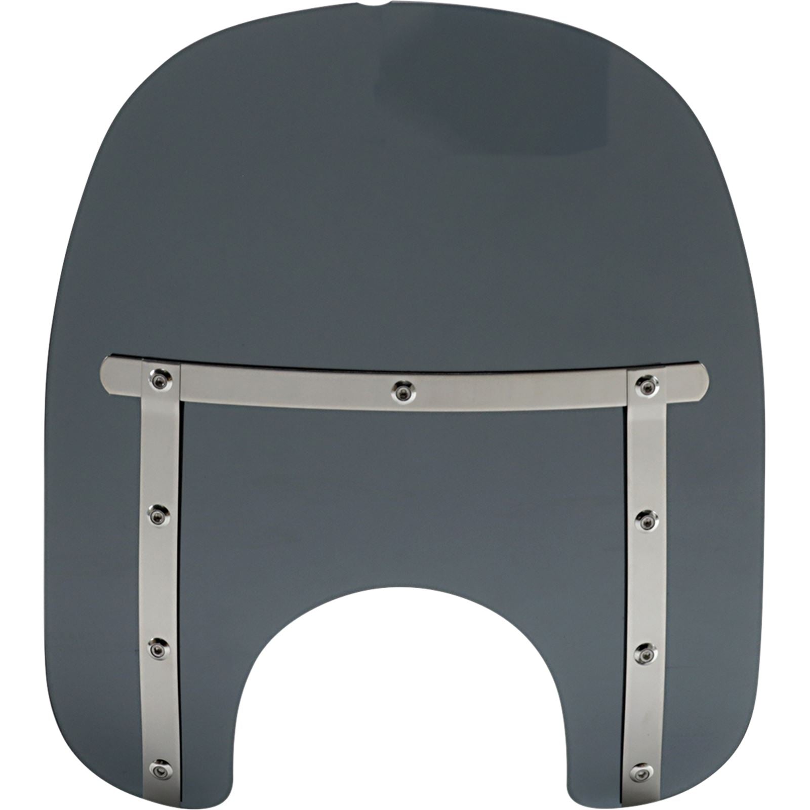 Memphis Shades Memphis Slim Windshield - 15" - 7" Headlight Cutout - Dark Black Smoke MEM41110_1044378