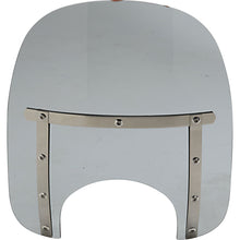Memphis Shades Memphis Slim Windshield - 15" - 9" Headlight Cutout - Dark Black Smoke MEM41210_1044379
