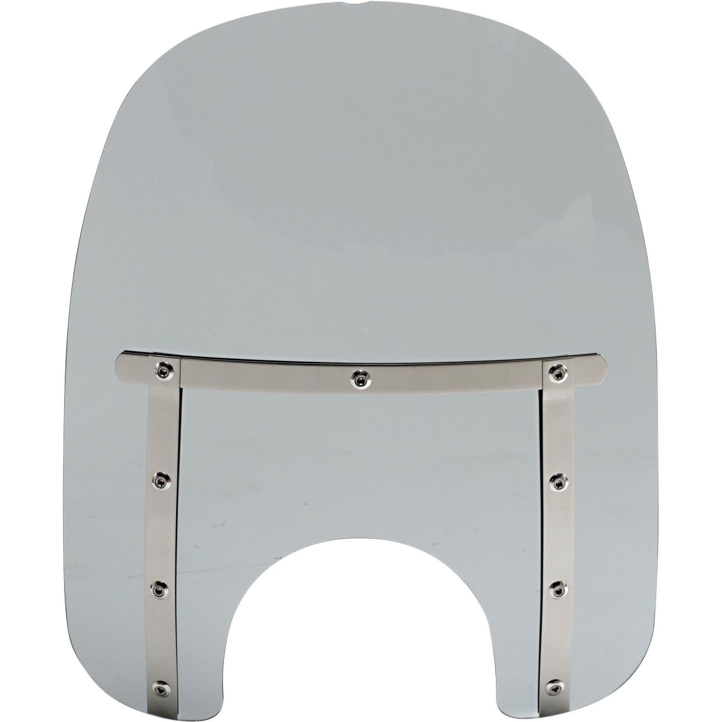 Memphis Shades Memphis Slim Windshield - 17" - 7" Headlight Cutout - Black Smoke MEM42112_1044380