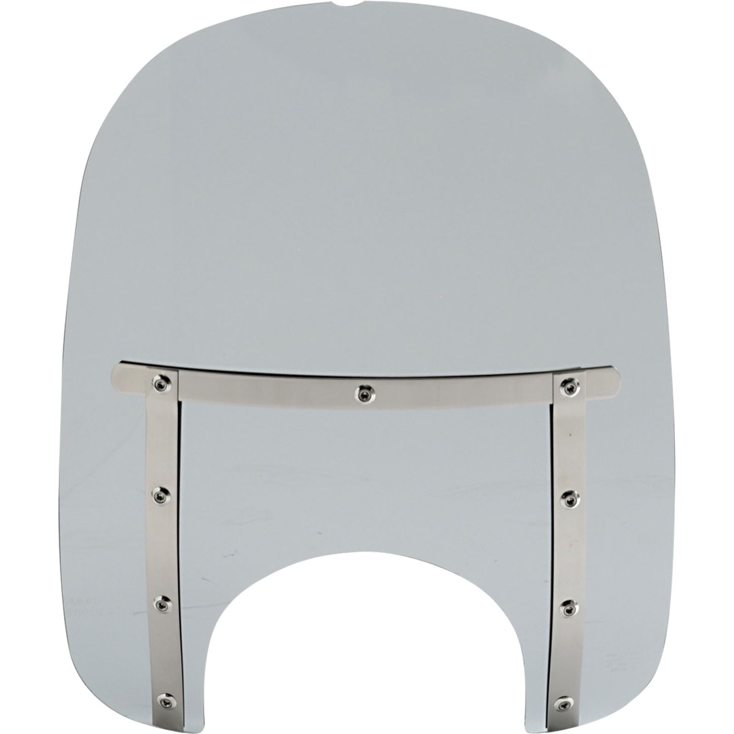 Memphis Shades Memphis Slim Windshield - 17" - 9" Headlight Cutout - Black Smoke MEM42212_1044381