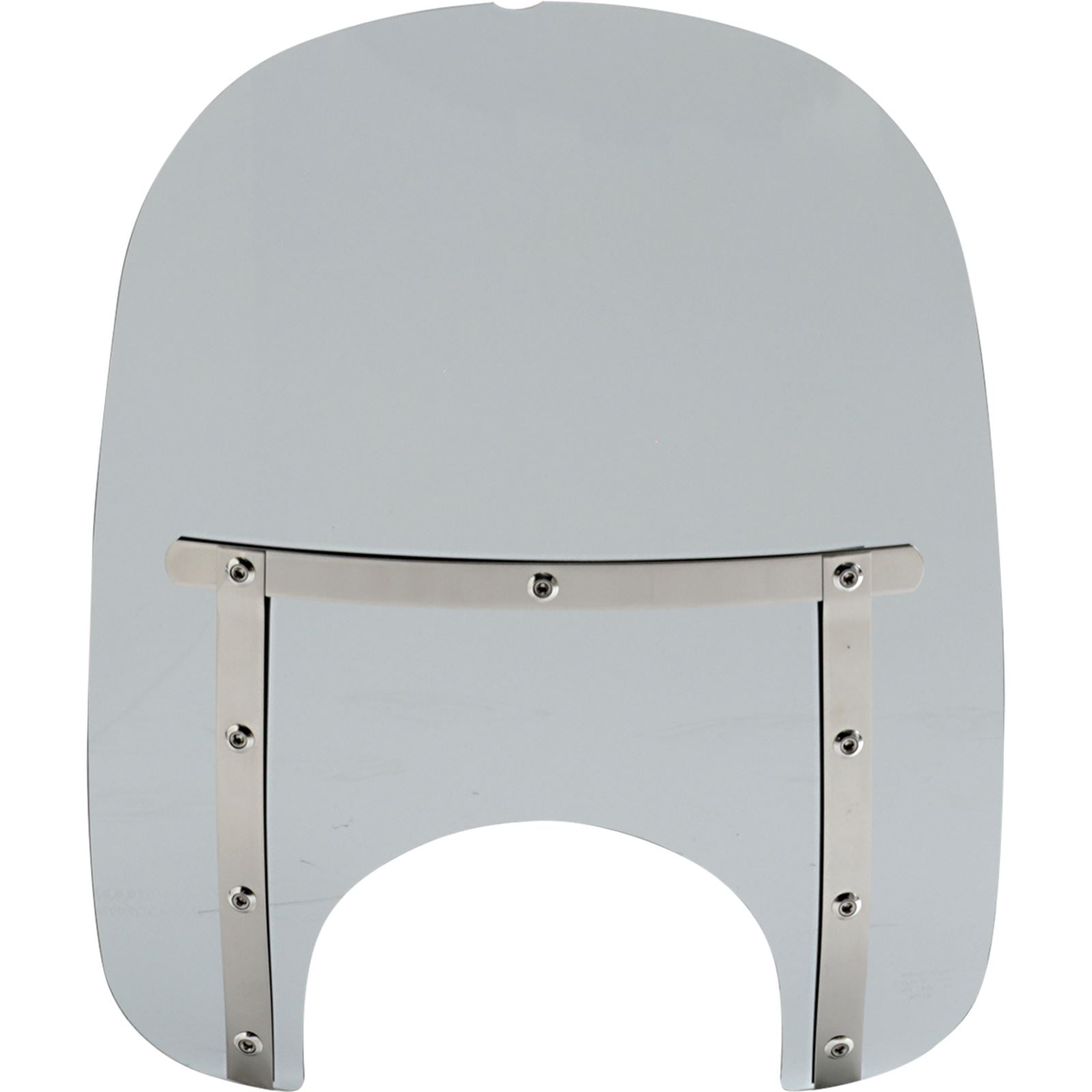 Memphis Shades Memphis Slim Windshield - 17" - 9" Headlight Cutout - Black Smoke MEM42212_1044381