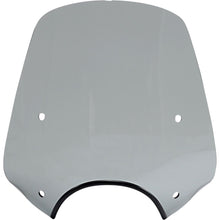Memphis Shades Pop Top Windshield - 9" Headlight Cut Out - Black Smoke MEP55212_1044385