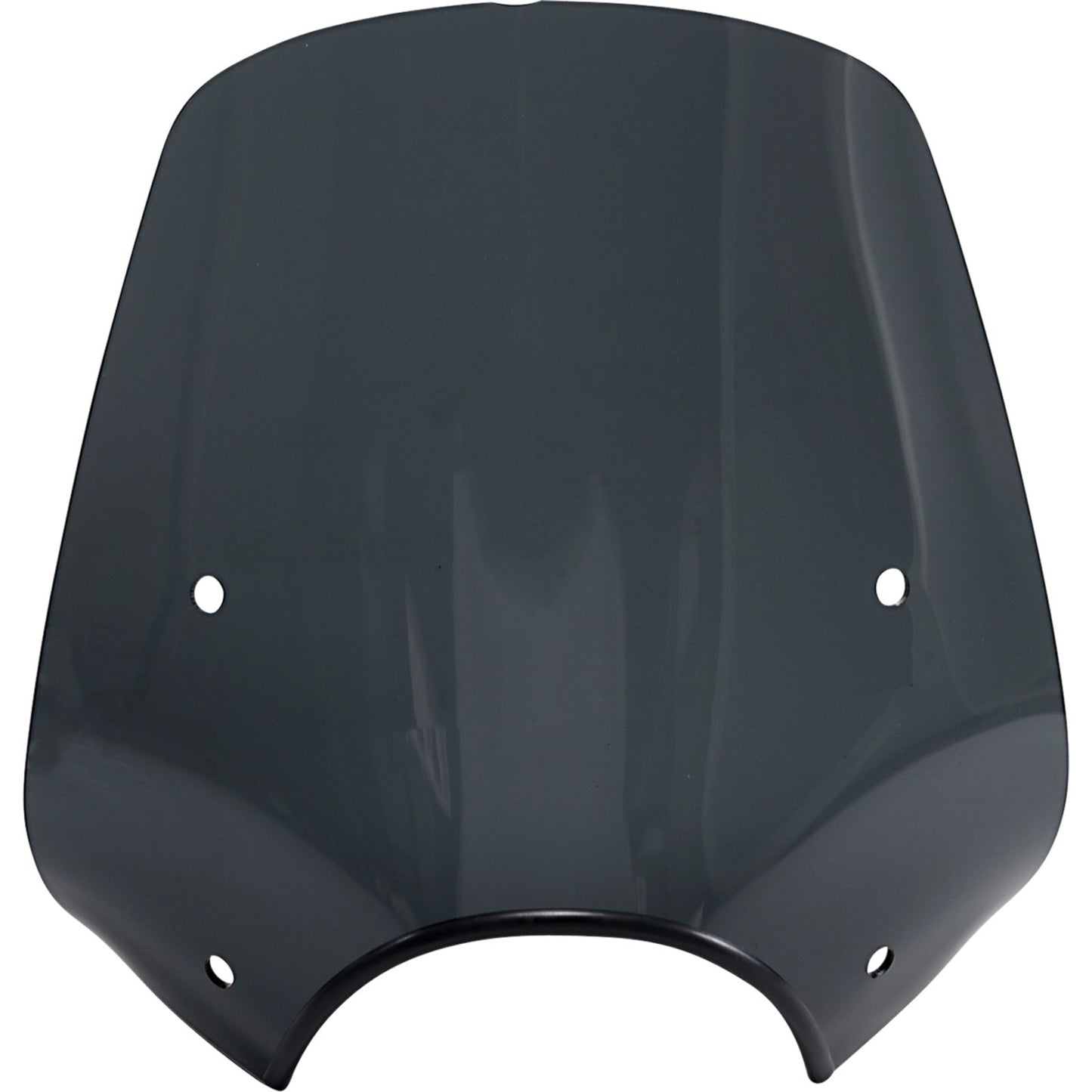 Memphis Shades Pop Top Windshield - 9" Headlight Cut Out - Dark Black Smoke MEP55210_1044387