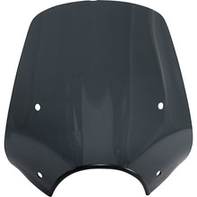 Memphis Shades Pop Top Windshield - 9" Headlight Cut Out - Dark Black Smoke MEP55210_1044387