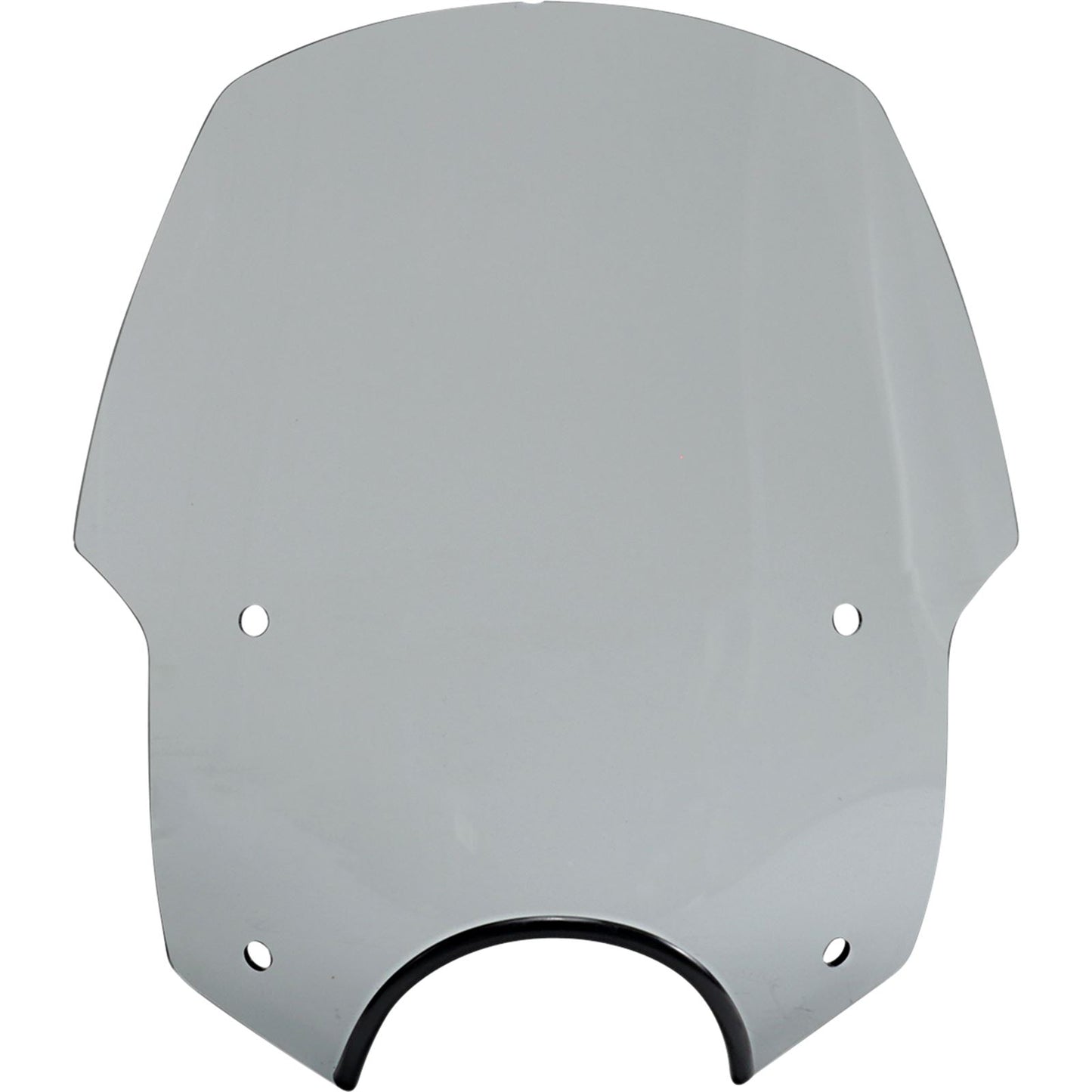 Memphis Shades Alley Cat Windshield - 7" Headlight Cut Out - Black Smoke MEP56112_1044388