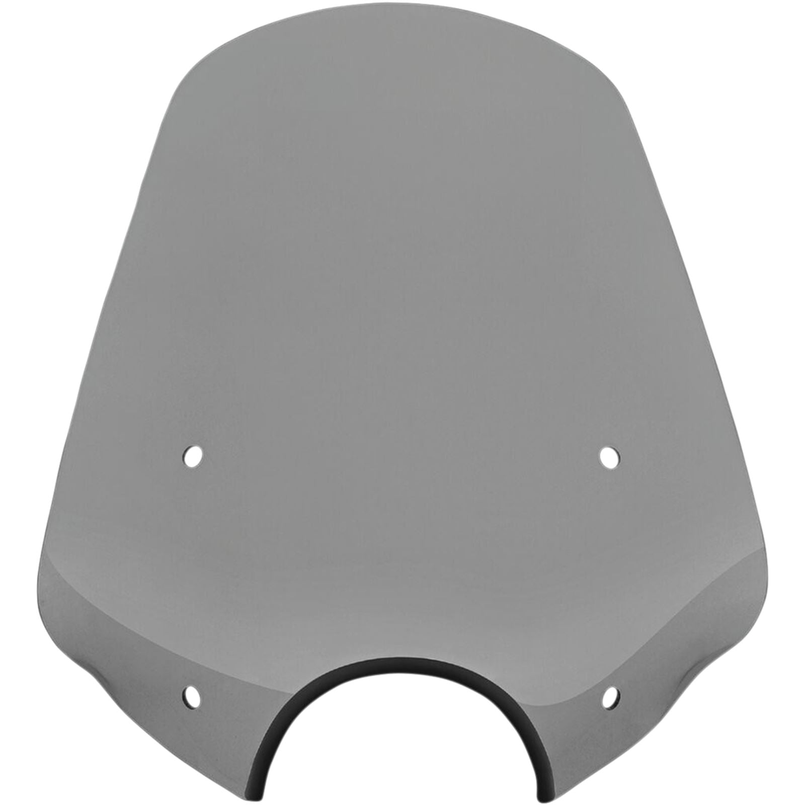 Memphis Shades Big Shot Windshield - 7" Headlight Cut out - Black Smoke MEP57112_1044390