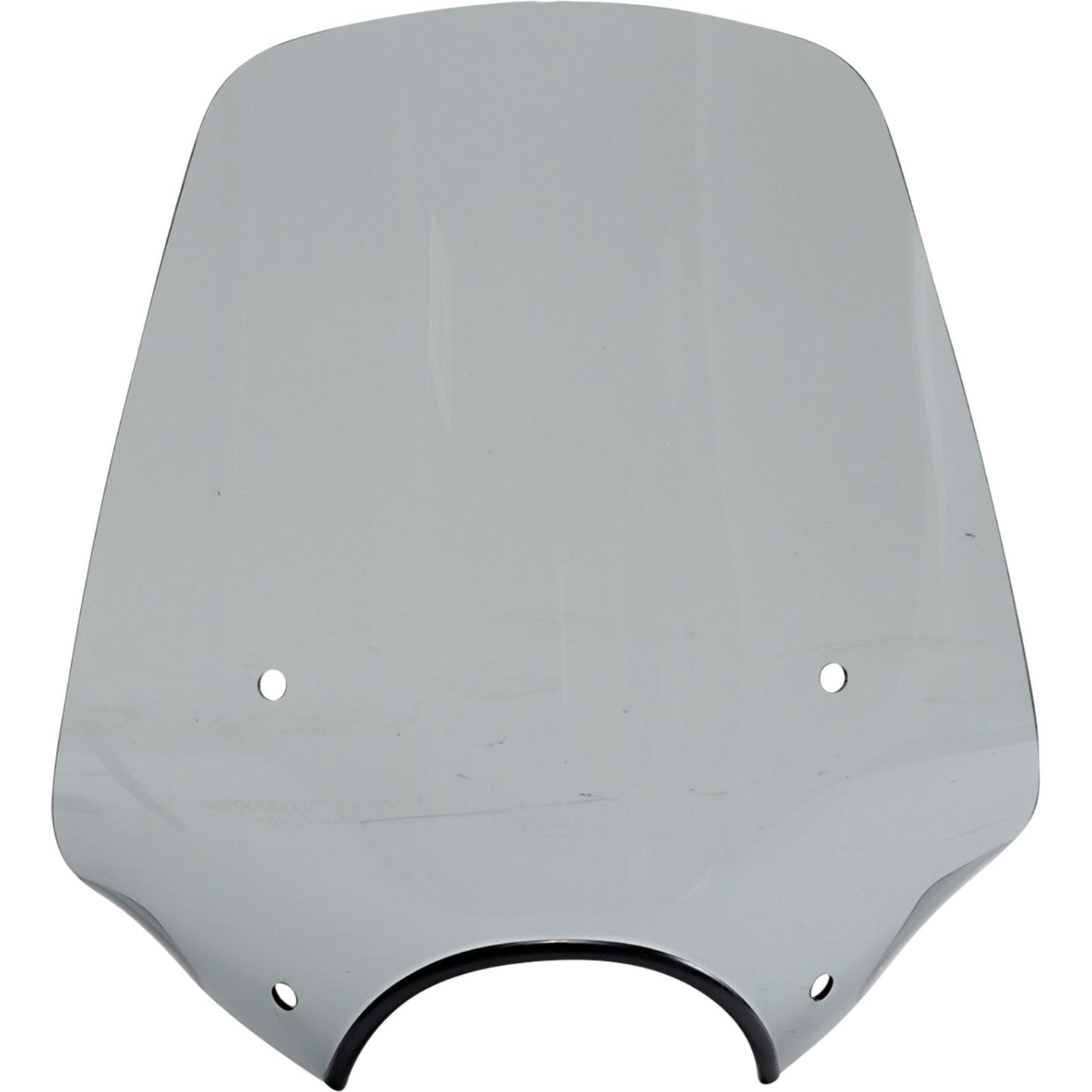 Memphis Shades Big Shot Windshield - 9" Headlight Cut out - Black Smoke MEP57212_1044391