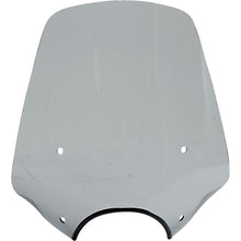 Memphis Shades Big Shot Windshield - 9" Headlight Cut out - Black Smoke MEP57212_1044391