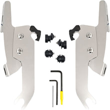 Memphis Shades Fats/Slim Windshield Trigger Lock Complete Mount Kit - Polished - FLSL MEK2051_1044447