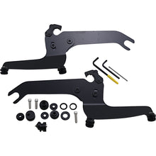 Memphis Shades Sportshield Trigger Lock Complete Mount Kit - Polished - Black MEB2052_1044450